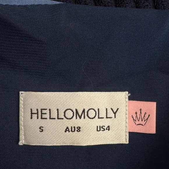 Hello Molly Midnight Blue Midi Dress - Picture 12 of 13